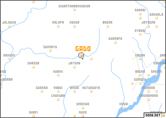 map of Gado