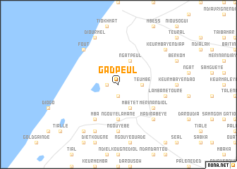 map of Gad Peul