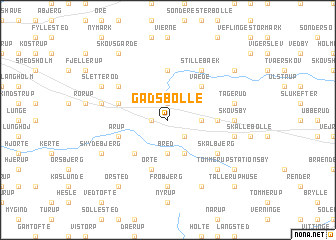 map of Gadsbølle