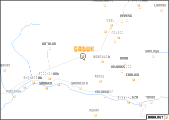 map of Gadūk