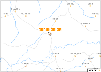 map of Gaduma-Niari