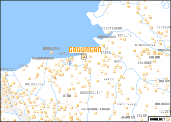 map of Gadungan