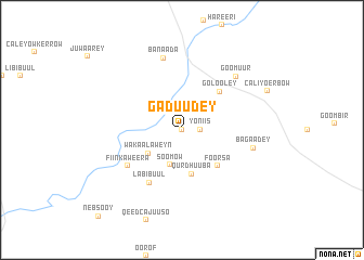 map of Gaduudey