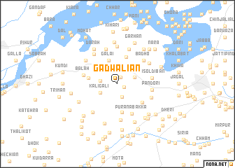 map of Gadwāliān