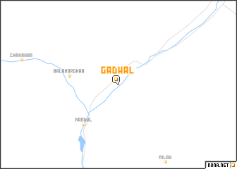 map of Gadwāl