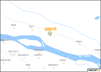 map of Gadyn