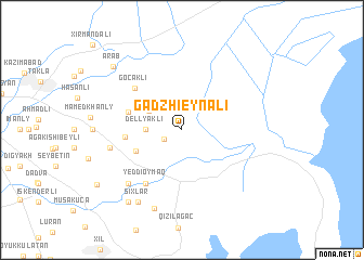 map of Gadzhi-Eynali