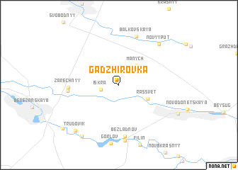 map of (( Gadzhirovka ))