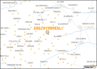 map of Gadzhymamedli