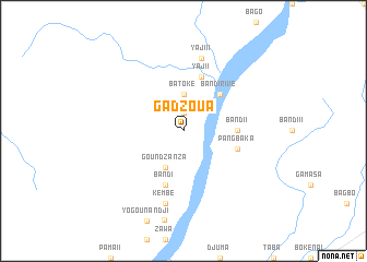 map of Gadzoua