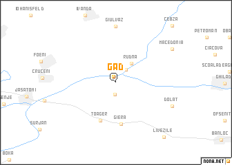 map of Gad