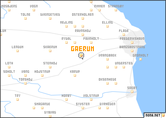 map of Gærum