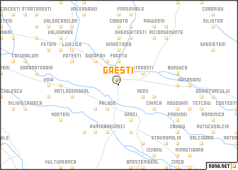 map of Găeşti