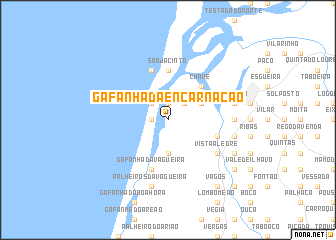 map of Gafanha da Encarnação
