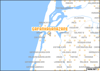 map of Gafanha da Nazaré