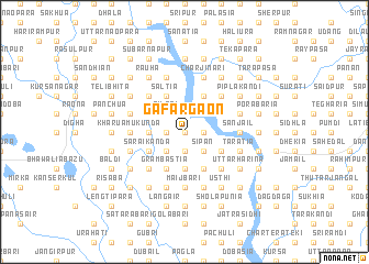 map of Gafargaon