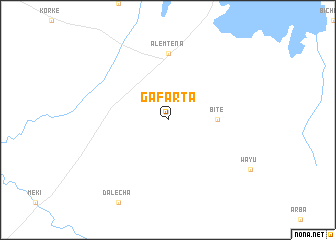 map of Gafarta