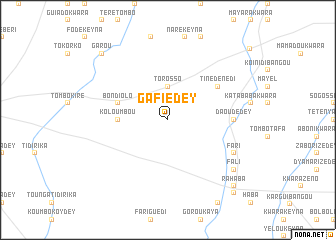 map of Gafiédey