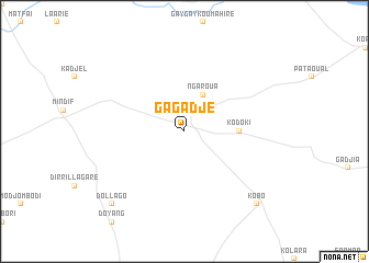 map of Gagadje