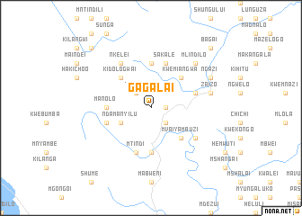 map of Gagalai