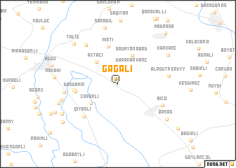 map of Gǝgǝli