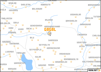 map of Gāgal