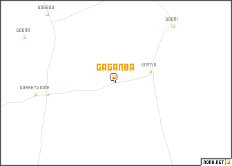 map of Gaganba