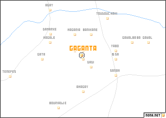 map of Gaganta