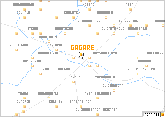 map of Gagaré