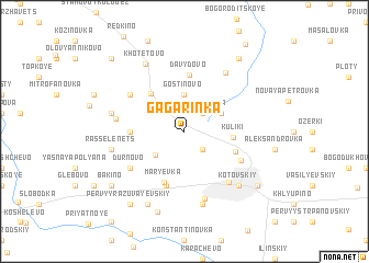 map of Gagarinka