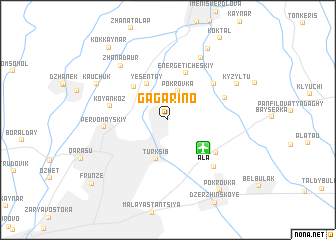 map of Gagarino