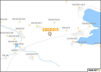 map of Gagarin