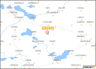 map of Gāgari