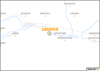 map of Gagarka