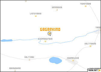 map of Gagarkino