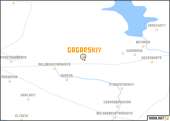 map of Gagarskiy