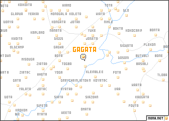 map of Gagata