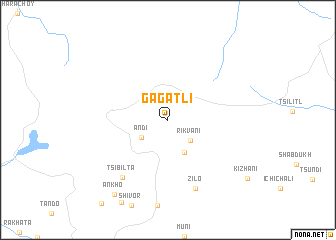 map of Gagatli
