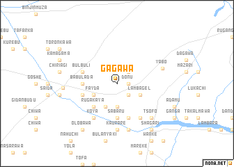 map of Gagawa