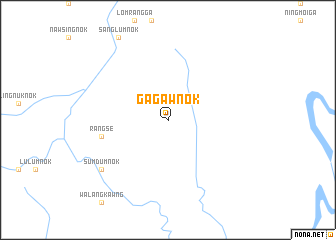 map of Gāgaw Nok