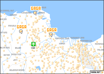 map of Gaga