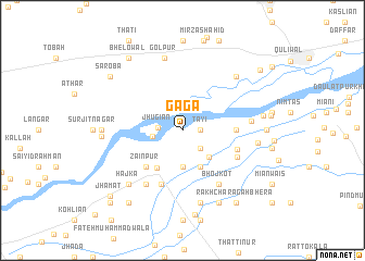 map of Gāga