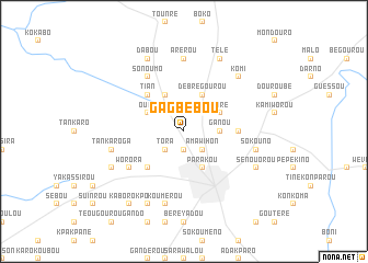 map of Gagbébou