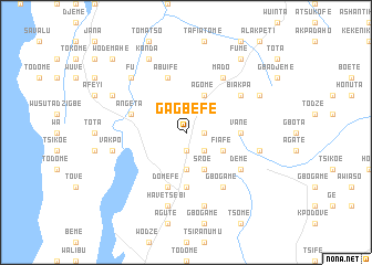 map of Gagbefe