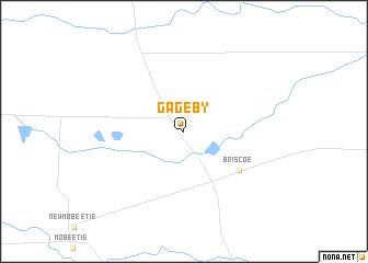 map of Gageby