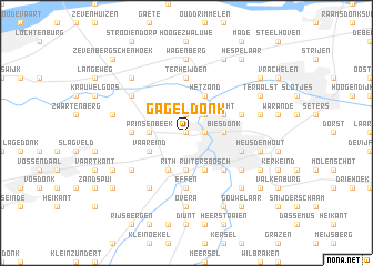 map of Gageldonk