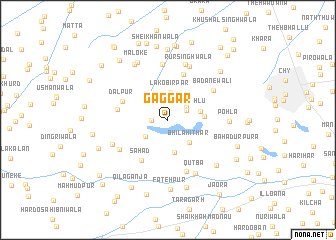 map of Gaggar