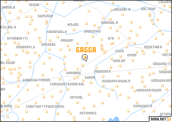 map of Gagga