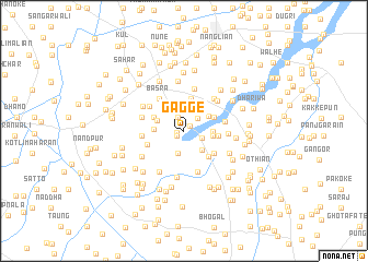 map of Gagge