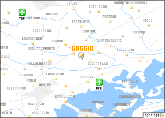map of Gaggio